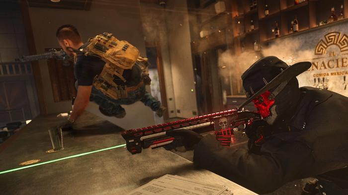 Screenshot of Modern Warfare 2 players in Faction Showdown event
