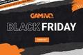 The Gamivo logo with the words "Black Friday" and a checkout button.